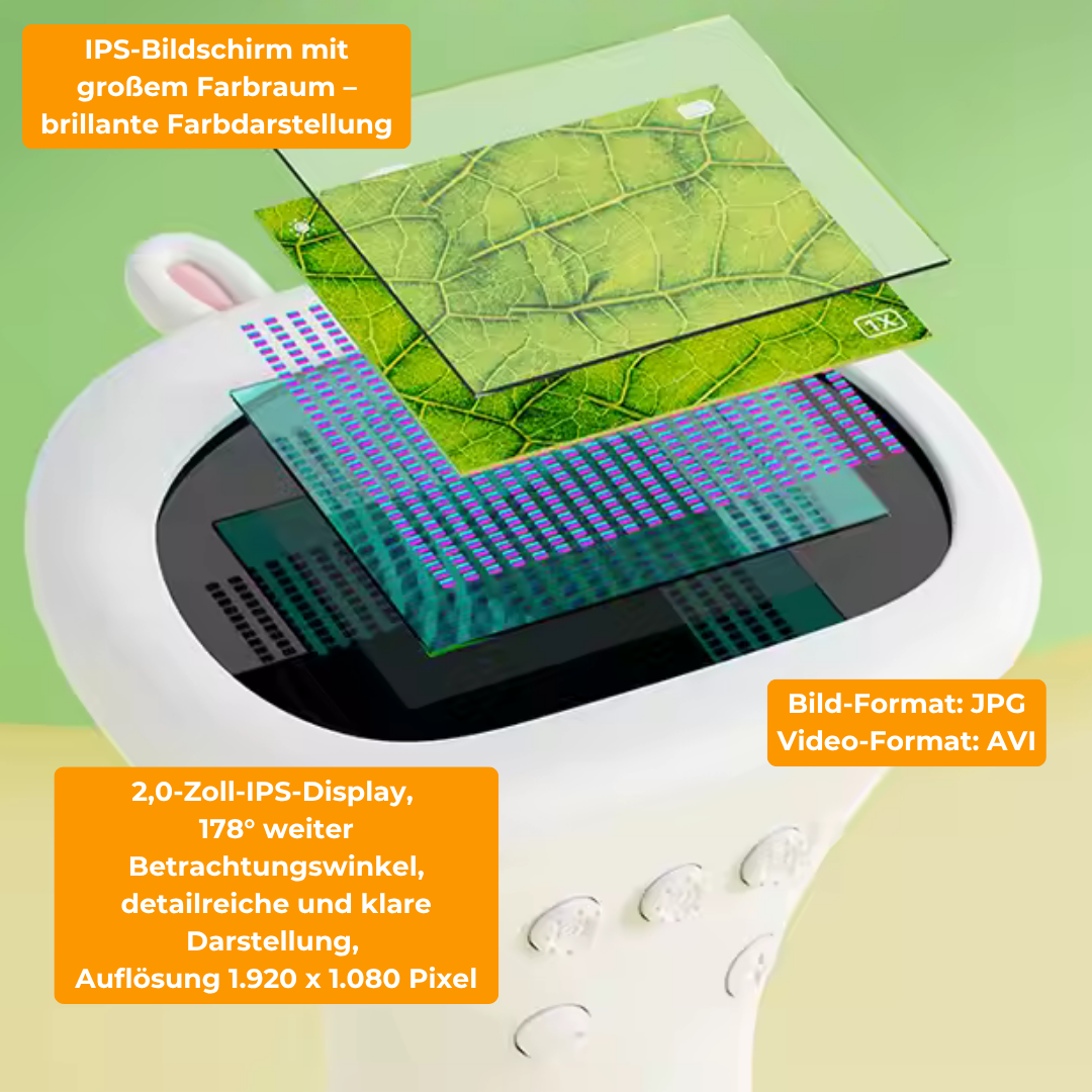 Luupinho™ – Das Forscher-Taschenmikroskop für Kids