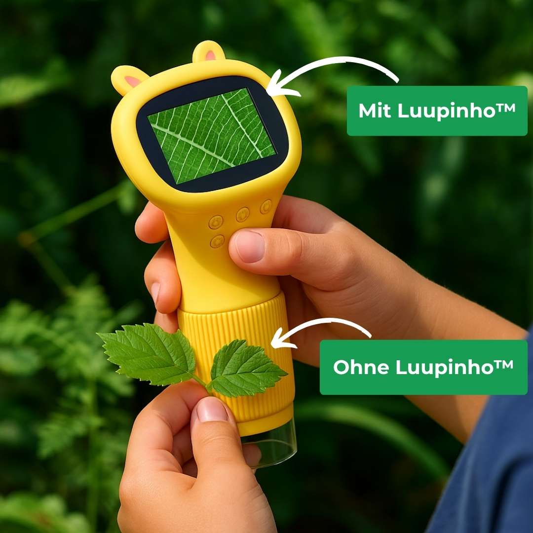 Luupinho™ – Das Forscher-Taschenmikroskop für Kids