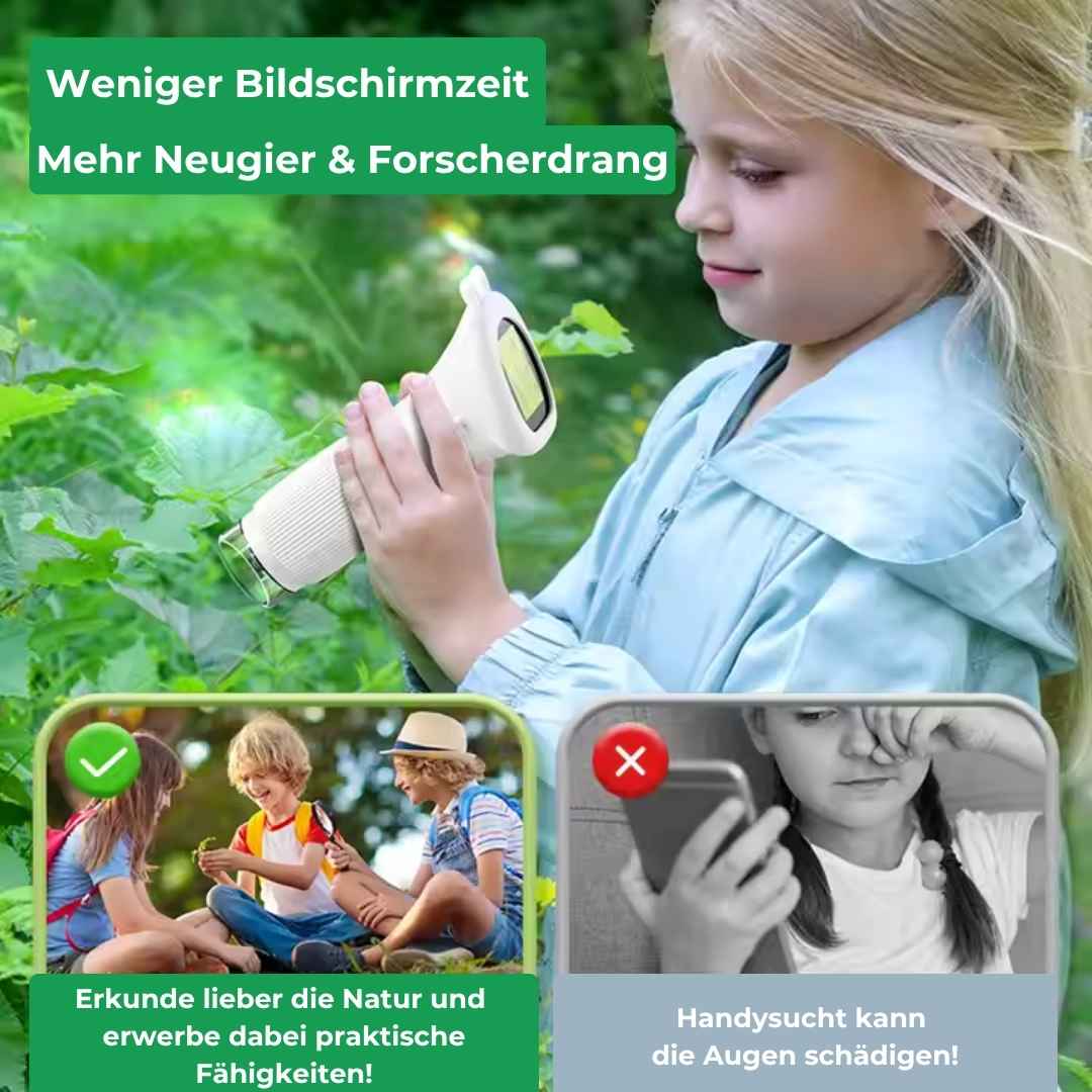 Luupinho™ – Das Forscher-Taschenmikroskop für Kids