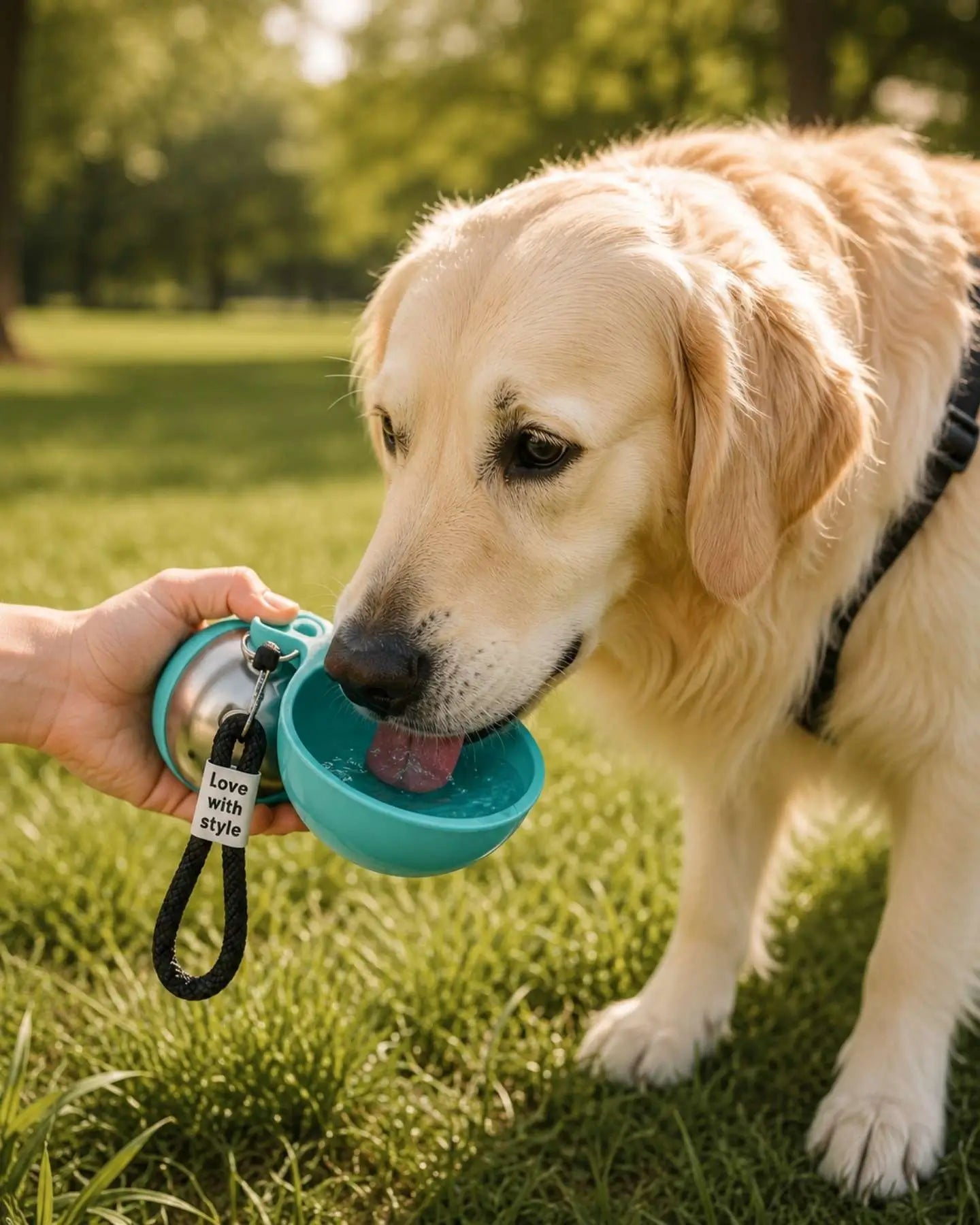 AquaBall - smarte Hundetrinkflasche für unterwegs